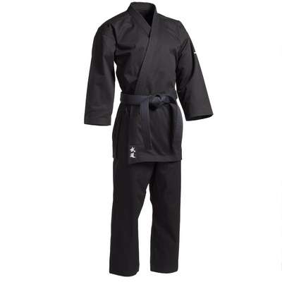 КИМОНО БУДО 500 ЧЁРНОЕ ДЛЯ ВЗРОСЛЫХ OUTSHOCK - купить в интернет-магазине