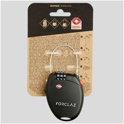 Кодовый замок с выдвижным тросиком TRAVEL TSA FORCLAZ - купить в интернет-магазине