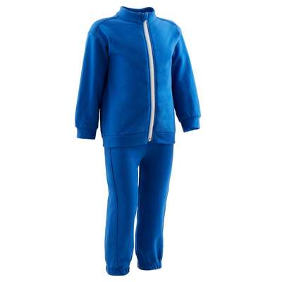 Костюм тренировочный утепленный для детской гимнастики 120 DOMYOS - купить в интернет-магазине