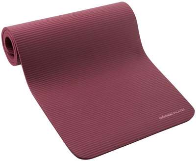 КОВРИК ДЛЯ ЙОГИ MAT + DOMYOS - Аксессуары для йоги и фитнеса Фитнес, танцы...