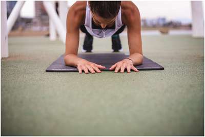 Коврик складной для фитнеса в помещении и на открытом воздухе CORENGTH - купить в интернет-магазине
