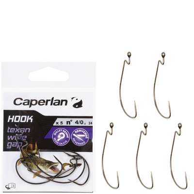 КРЮЧОК ДЛЯ ТЕХАССКОЙ ОСНАСТКИ TEXAN WIDE GAP 4/0 CAPERLAN - купить в интернет-магазине