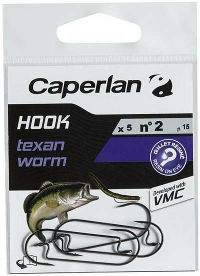 КРЮЧОК TEXAN WORM 2  CAPERLAN - купить в интернет-магазине