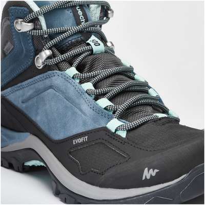Кроссовки походные водонепроницаемые женские синие MH500 QUECHUA - купить в интернет-магазине