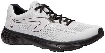 КРОССОВКИ ДЛЯ БЕГА МУЖСКИЕ RUN SUPPORT ЧЕРНО-БЕЛЫЕ KALENJI - купить в интернет-магазине