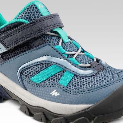 Кроссовки для горных походов на липучке для девочек Crossrock, размер 24–34 QUECHUA - купить в интернет-магазине