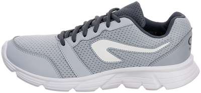 КРОССОВКИ ДЛЯ БЕГА МУЖСКИЕ RUN 100 СЕРЫЕ KALENJI - купить в интернет-магазине
