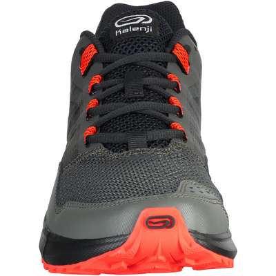 Кроссовки Run Active Grip мужские серо–черные KALENJI - купить в интернет-магазине