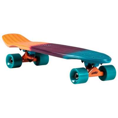 Скейтборд круизер BIG YAMBA фиолетовый с градиентом OXELO - купить в интернет-магазине