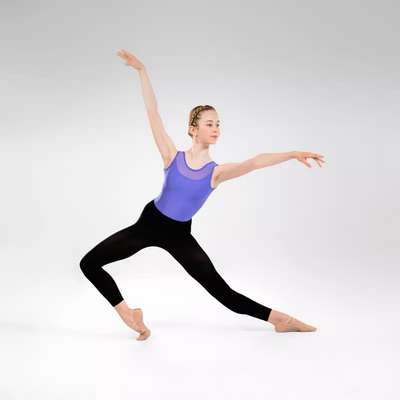 Купальник для классического танца из двух видов ткани детский STAREVER - купить в интернет-магазине