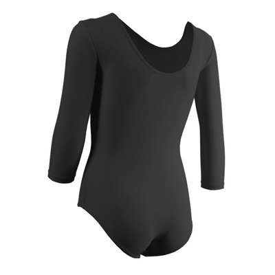 Купальник для занятий танцами детский черный LLC KORRI GROUP - купить в интернет-магазине