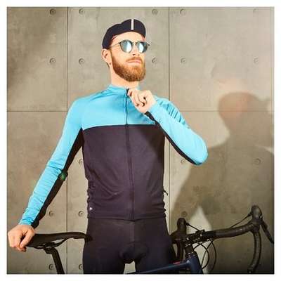 КУПАЛЬНИК С ДЛИННЫМИ РУКАВАМИ ДЛЯ ТЕПЛОЙ ПОГОДЫ АНТИ-УФ МУЖСКОЙ RC100 TRIBAN - купить в интернет-магазине