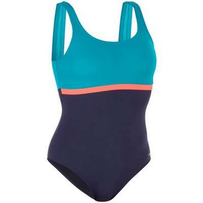 Купальник слитный женский темно-синий Heva li NABAIJI - купить в интернет-магазине