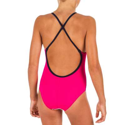 Купальник слитный для девочек розовый с солнцем Riana NABAIJI - купить в интернет-магазине