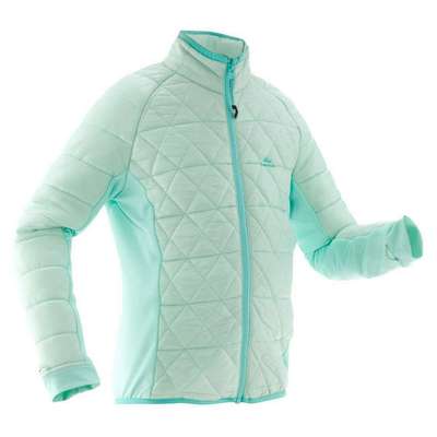 КУРТКА 3 В 1 ТЕПЛАЯ НЕПРОМОКАЕМАЯ Д/ПОХОДОВ SH500 X–WARM Д/ДЕВОЧЕК 7–15 ЛЕТ QUECHUA - купить в интернет-магазине