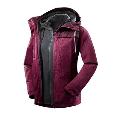 КУРТКА FORCLAZ 200 3-В-1 ЖЕН. QUECHUA - Походы_женщины Одежда - В продаже на...