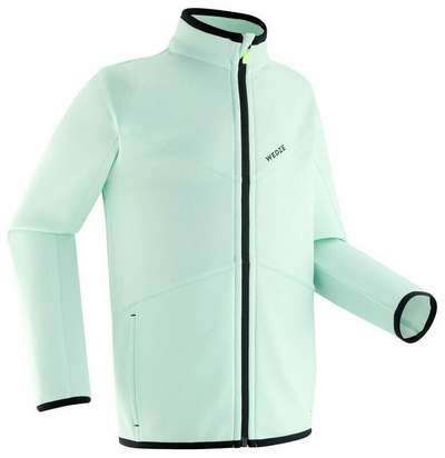 КУРТКА ЛЫЖНАЯ ДЕТСКАЯ ЧЕРНО-ЗЕЛЕНАЯ 900 WEDZE - купить в интернет-магазине