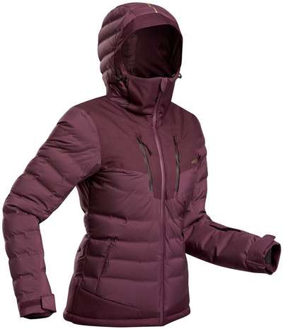 КУРТКА ПУХОВАЯ ТЕПЛАЯ ЛЫЖНАЯ ЖЕНСКАЯ БОРДОВАЯ 900 WARM WEDZE - купить в интернет-магазине