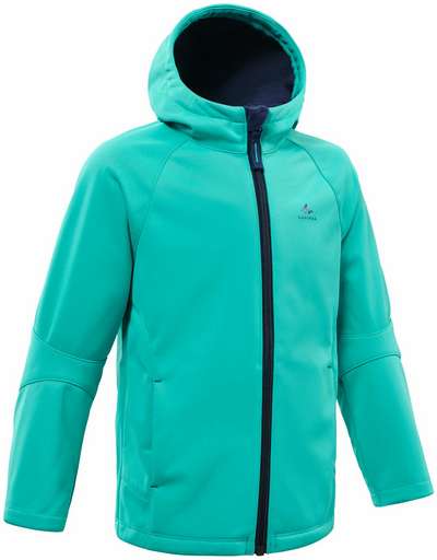 Куртка софтшелл для походов MH550 дет. на 2–6 лет QUECHUA - купить в интернет-магазине