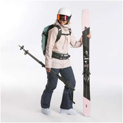 Куртка лыжная для фрирайда женская розовая JKT SKI FR900 WEDZE - купить в интернет-магазине