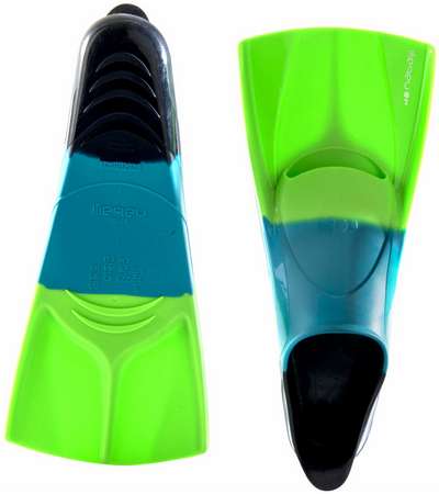 ЛАСТЫ ДЛЯ ПЛАВАНИЯ КОРОТКИЕ СИНЕ-ЖЕЛТЫЕ SILIFINS TRICOLO NABAIJI - купить в интернет-магазине