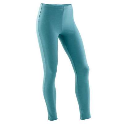 Леггинсы теплые базовые из хлопчатоб. футера для девочек темно-серые узорчатые DOMYOS - купить в интернет-магазине