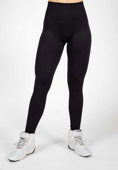 Легинсы женские бесшовные шоколадно-черные KIMJALY - купить в интернет-магазине