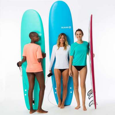 ЛЕГИНСЫ ДЛЯ СЕРФИНГА СОЛНЦЕЗАЩИТНЫЕ УДЛИНЕННЫЕ ЖЕНСКИЕ 500 OLAIAN - купить в интернет-магазине