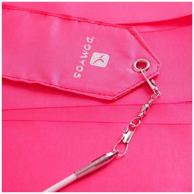 Лента для художественной гимнастики 4 метра розовая DOMYOS - купить в интернет-магазине