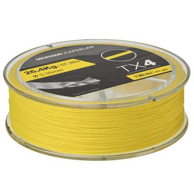 ЛЕСКА ПЛЕТЕНАЯ ДЛЯ РЫБАЛКИ НА ПРИМАНКУ TX4 130 M CAPERLAN - купить в интернет-магазине