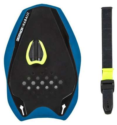 ЛОПАТКИ ДЛЯ ПЛАВАНИЯ РАЗМЕР M ЧЁРНО-ЖЁЛТЫЕ QUICK