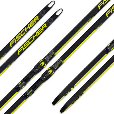 Беговые лыжи д/конькового хода CARBONLITE SKATE PLUS + крепление RACE PRO SKATE FISCHER - купить в интернет-магазине