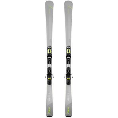 ЛЫЖИ ГОРНЫЕ ДЛЯ ТРАССОВОГО КАТАНИЯ С КРЕПЛЕНИЯМИ МУЖСКИЕ СЕРЫЕ BOOST 580 WEDZE - купить в интернет-магазине