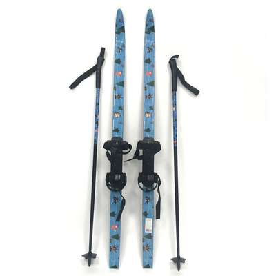 
				Детский комплект(лыжи+палки) XC S 50B + крепление INOVIK - купить в интернет-магазине 
			