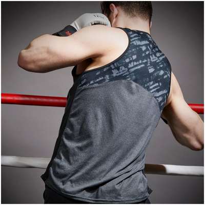 МАЙКА ДЛЯ БОКСА 500 СЕРАЯ МУЖСКАЯ OUTSHOCK - купить в интернет-магазине