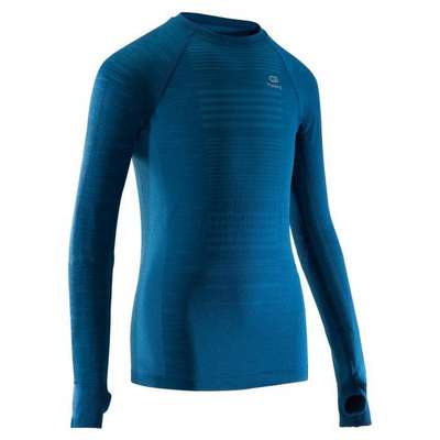 Майка для бега и легкой атлетики для мальчиков сине-красная KIPRUN CARE KALENJI - купить в интернет-магазине