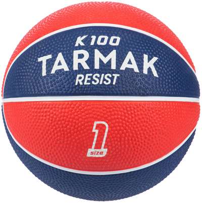
				Детский баскетбольный мяч Mini В, размер 1. До 4 лет. Красный и синий.  TARMAK - купить в интернет-магазине 
			