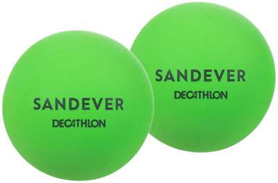 МЯЧИ ДЛЯ ПЛЯЖНОГО ТЕННИСА BTB 100 2 ШТ. ОРАНЖЕВЫЕ SANDEVER - купить в интернет-магазине