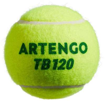 МЯЧ ДЛЯ ИГРЫ В БОЛЬШОЙ ТЕННИС TB530 ПО 4 ШТ. X18 УПАК. ARTENGO - купить в интернет-магазине