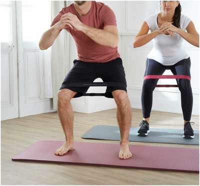 Мини-лента для пилатеса высокого уровня сопротивления 7 кг/15 фунтов DOMYOS - купить в интернет-магазине