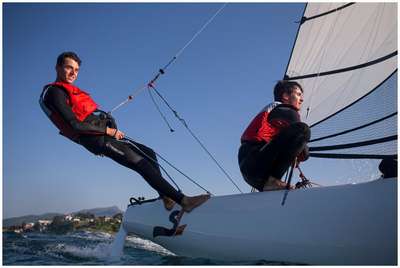 Мокасины LION Муж. TRIBORD - Парусный спорт Парусный спорт, каякинг - В продаже...