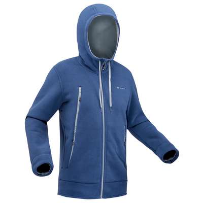 Флисовая толстовка мужская на молнии SH100 U–WARM QUECHUA - купить в интернет-магазине