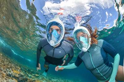 НАБОР ДЛЯ СНОРКЕЛИНГА 500 ДЕТ. TRIBORD - ПП_Сноркелинг Дайвинг, Cерфинг, Пляж...