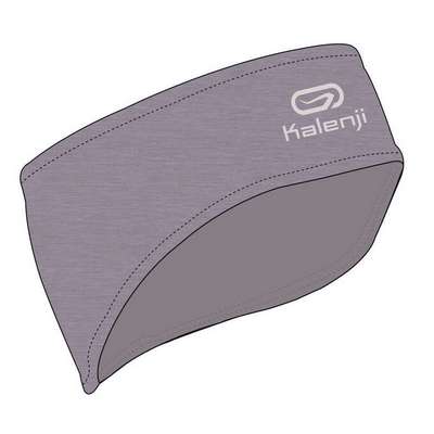 НАЛОБНАЯ ПОВЯЗКА ДЛЯ БЕГА ТЕПЛАЯ СЕРАЯ KALENJI - купить в интернет-магазине