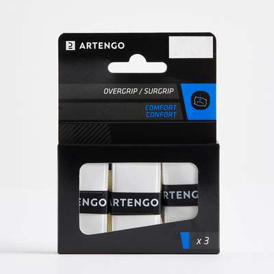 ДОПОЛНИТЕЛЬНАЯ НАМОТКА (ОВЕРГРИП) ДЛЯ ТЕННИСНОЙ РАКЕТКИ COMFORT ЖЕЛТАЯ 3 ШТ. ARTENGO - купить в интернет-магазине