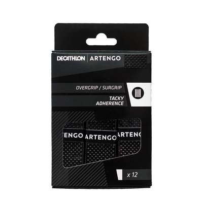 ДОПОЛНИТЕЛЬНАЯ НАМОТКА (ОВЕРГРИП) ДЛЯ ТЕННИСНОЙ РАКЕТКИ TACKY 12 ШТ. ARTENGO - купить в интернет-магазине