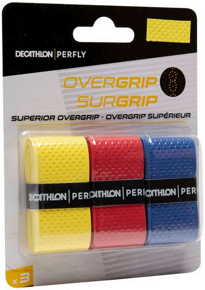 НАМОТКА ДЛЯ РАКЕТКИ ДЛЯ БАДМИНТОНА SUPERIOR ЧЕРНАЯ 2 ШТ. PERFLY - купить в интернет-магазине