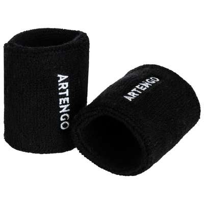 НАПУЛЬСНИКИ ДЛЯ ТЕННИСА TP 100 ЧЕРНЫЕ ARTENGO - купить в интернет-магазине