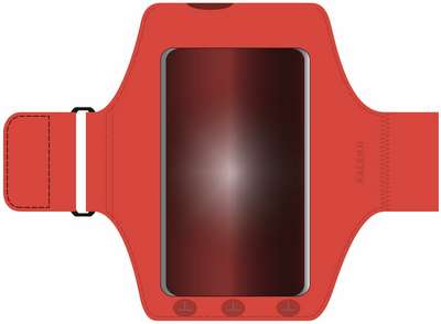 ЧЕХОЛ-НАРУКАВНИК ДЛЯ СМАРТФОНА ДЛЯ БЕГА (БОЛЬШОЙ РАЗМЕР) ОРАНЖЕВЫЙ KALENJI - купить в интернет-магазине