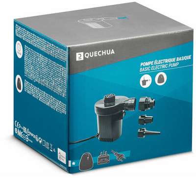 НАСОС ЭЛЕКТРИЧЕСКИЙ СЕТЕВОЙ ДЛЯ КЕМПИНГА QUECHUA - купить в интернет-магазине